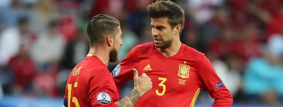 ¿Le ha puesto un mote (y muy rebuscado) Sergio Ramos a Gerard Piqué en la Roja?