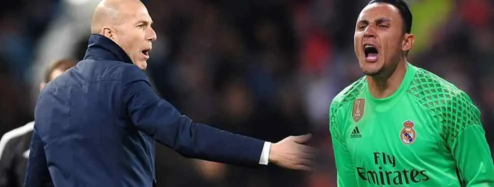 Zidane coge por banda a Keylor Navas tras sus últimos fallos (no le va a temblar el pulso)