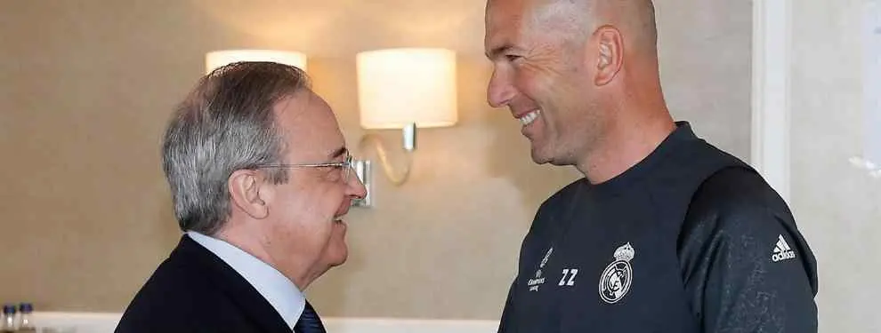 Florentino Pérez cierra el primer fichaje galáctico del Real Madrid de Zidane  (y ya tiene dorsal)