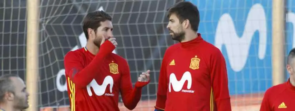 Segio Ramos le hace llegar un mensaje contundente a Gerard Piqué (que salpica al Barça)