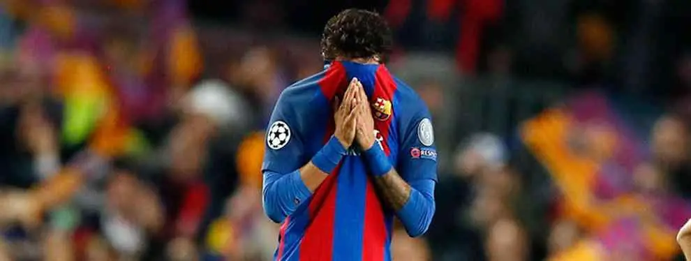 Las lágrimas de Neymar acaban con una bronca en el vestuario del Barça
