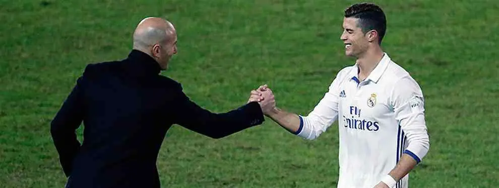 Cristiano Ronaldo interviene en la alineación del Madrid para el Clásico con un 'recadito' a Zidane