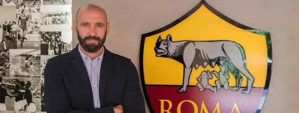 ¡'Marrón' nada más llegar! La reunión más caliente de Monchi con Totti en la Roma