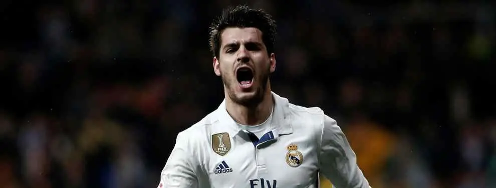 Florentino Pérez elige al relevo sorpresa de Álvaro Morata en el Real Madrid