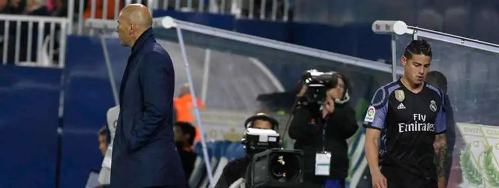 James Rodríguez le guarda un 'zasca' monumental a Zidane para la Champions