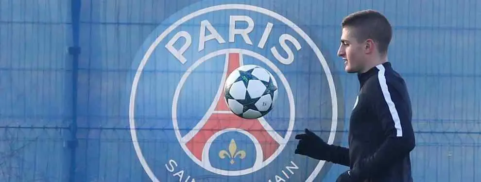 El feo de Marco Verratti a Messi ( y las miserias del Barça que corren como la pólvora en Madrid)