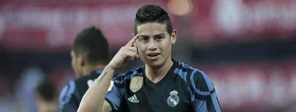 La última jugada de Florentino Pérez para salvar a James Rodríguez liquida un fichaje del Madrid