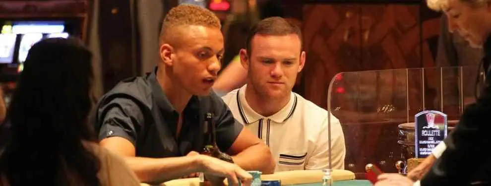 Rooney la vuelve a liar en un Casino de Manchester: La última locura del crack inglés