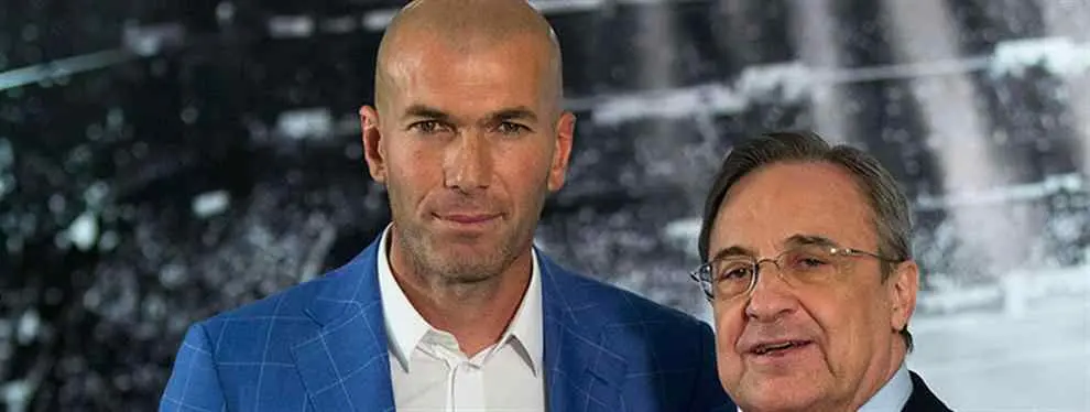 Zidane le pide a Florentino Pérez salvar tres 'cabezas' del vestuario del Real Madrid por la Liga
