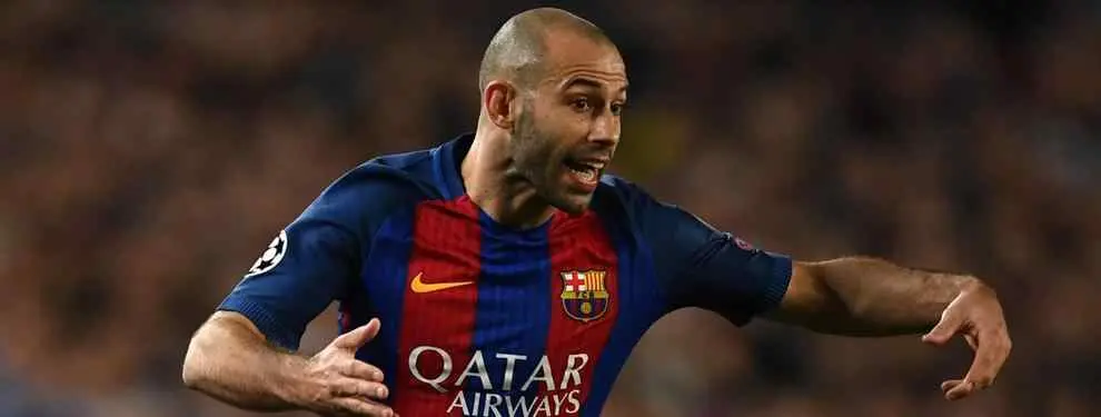 El favorito para sustituir a Javier Mascherano en el Barça ya tiene nombre