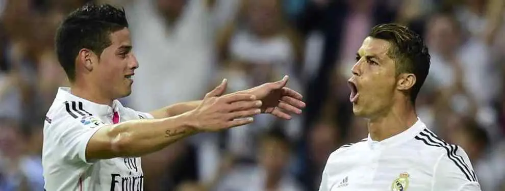 Cristiano Ronaldo se va de la lengua con James Rodríguez (y Florentino Pérez recibe una oferta Top)