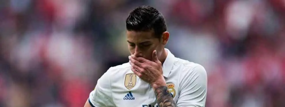 La oferta inesperada para llevarse a James Rodríguez del Madrid (y que tiene el ok de Florentino)