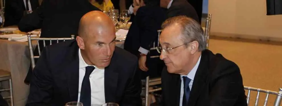 Zidane aprieta a Florentino Pérez con un fichaje inesperado que pone nervioso a un crack del Madrid