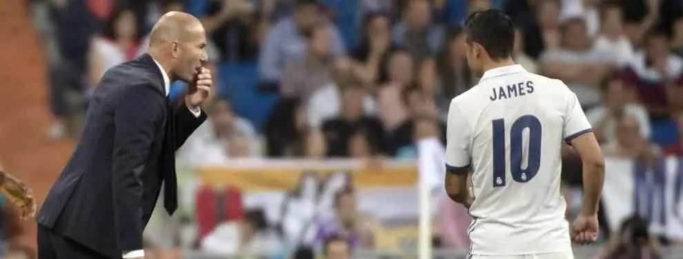 James Rodríguez mete a Zidane en una bronca monumental: 