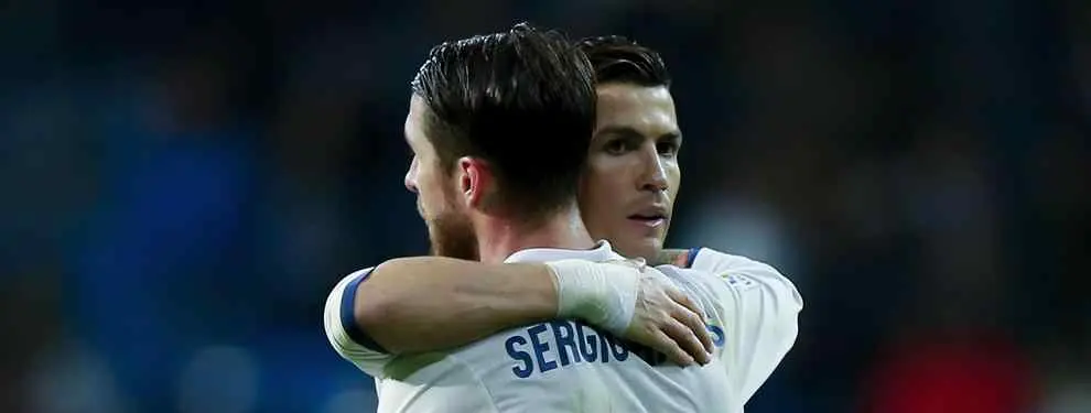 Sergio Ramos pone a Cristiano Ronaldo en su sitio en la llamada más caliente
