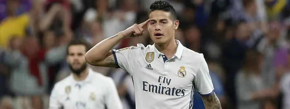 El grande de Europa que viene a llevarse a James Rodríguez del Madrid: los detalles de su plan