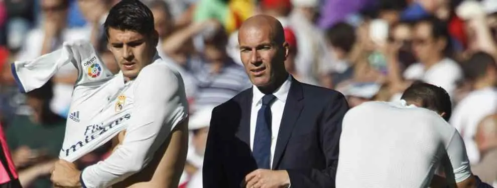 Zidane se mete de lleno en la ‘guerra total’ entre Morata y el Real Madrid (y sale escaldado)