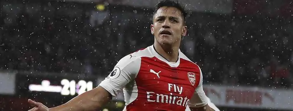 La oferta brutal de última hora (y de un nuevo equipo) que ha llegado al Arsenal por Alexis Sánchez
