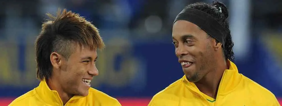 Bombazo: ¡Ronaldinho 'coloca' a un amigo de Neymar en el Barça de Valverde!