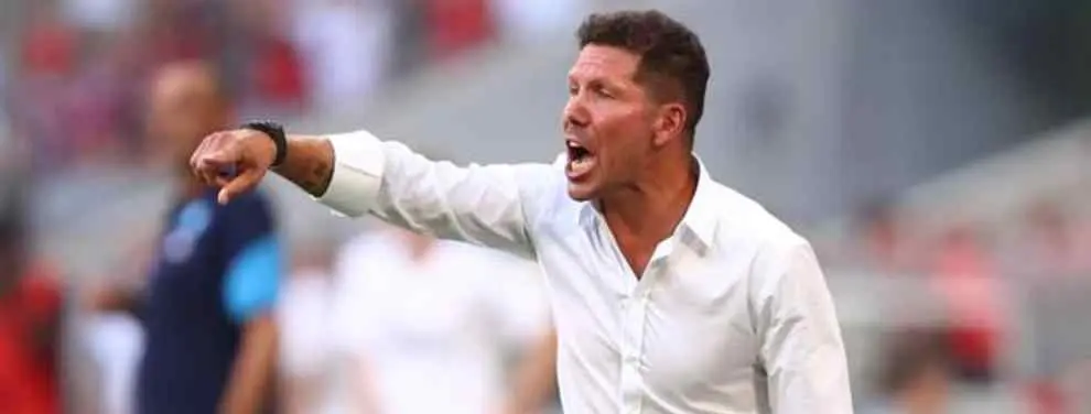 El Cholo Simeone pone de patitas en la calle a un argentino del Atlético de Madrid