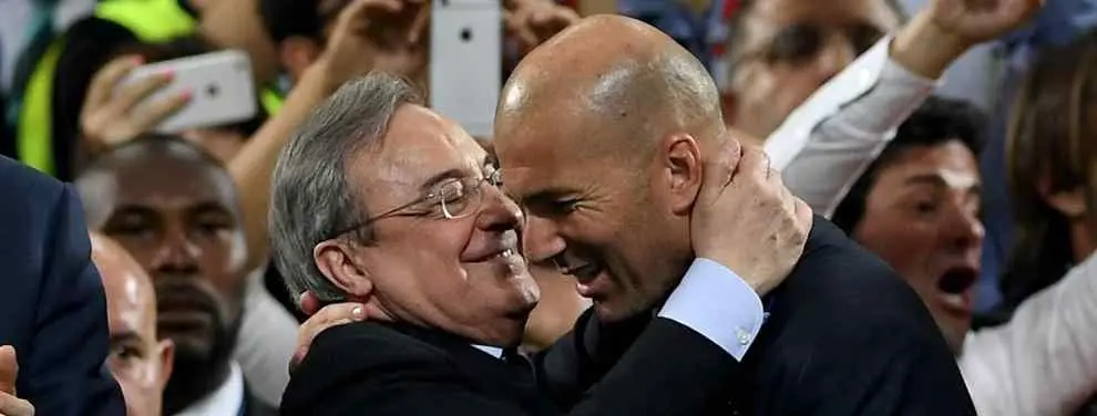 La reunión más 'caliente' entre Zidane y Florentino Pérez (de la que sale un 'bombazo')
