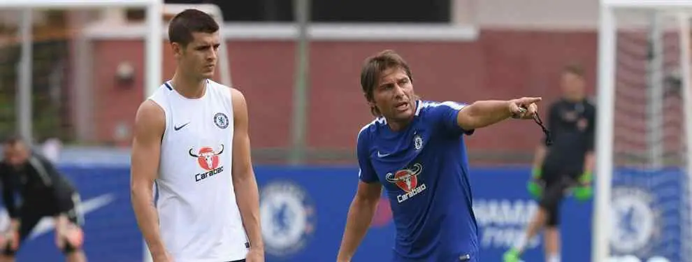 Conte pone en Jaque a Morata: el 'bombazo' bestial en forma de fichaje que prepara el Chelsea