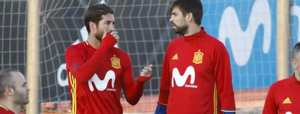 El cara a cara (secreto) entre Sergio Ramos y Piqué que deja un 'bombazo'