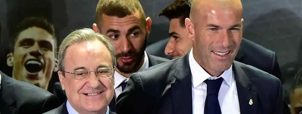 Florentino Pérez (y Zidane) ya tienen fichaje 'bomba' para el mercado de invierno