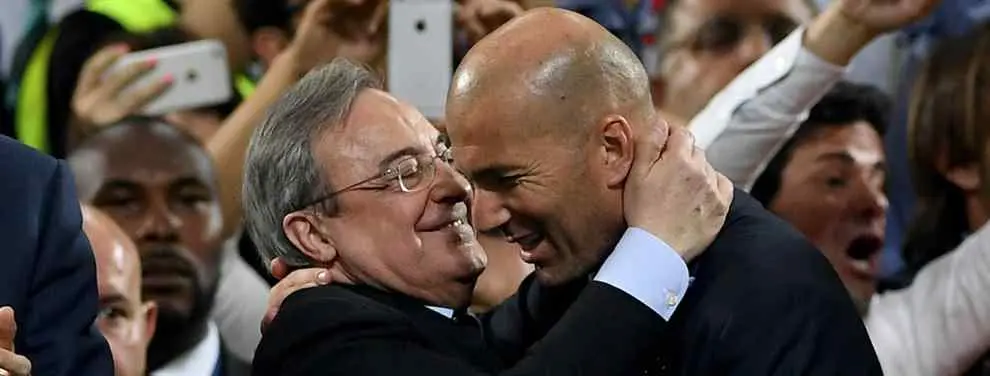 Florentino Pérez guarda un regalo bajo el brazo para Zidane que revolucionará al Real Madrid