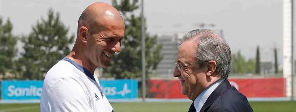 El pacto de Florentino Pérez con Zinedine Zidane para evitar un drama en el Real Madrid