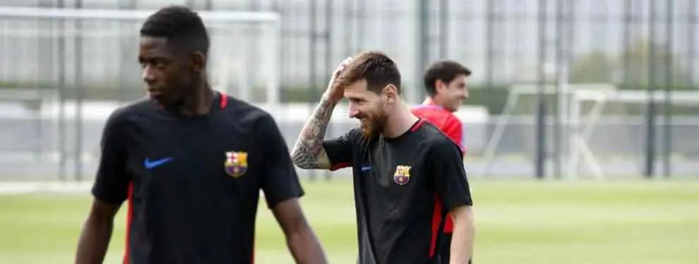 La primera frase de Leo Messi a Ousmane Dembélé en el Barça