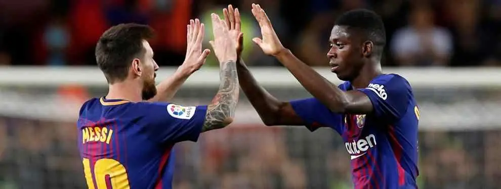 Florentino Pérez calla un secreto que deja en muy mal lugar a Dembélé en el Barça