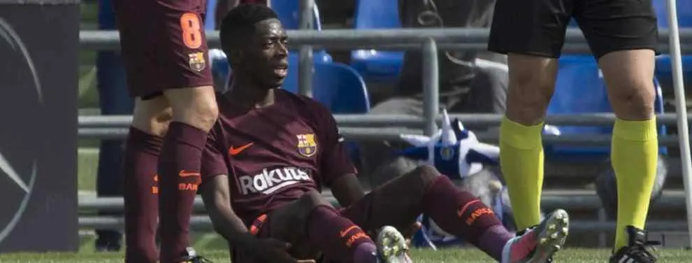 La cortina de humo con la que el Barça quiere tapar la lesión de Dembélé