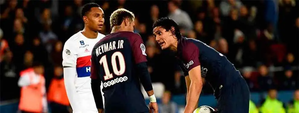 La pelea entre Cavani y Neymar trae consecuencias bestiales para el brasileño en el PSG