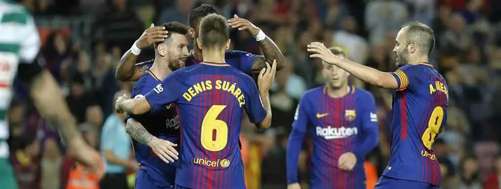 El jugador que no celebró la goleada del Barça al Éibar (y no es Luis Suárez)