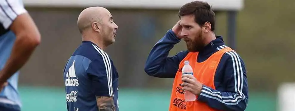 El pacto de Jorge Sampaoli con Leo Messi en su reunión en Barcelona