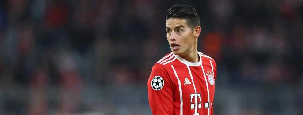 Un chivatazo pone en alerta a Florentino Pérez del lío que hay montado con James en el Bayern