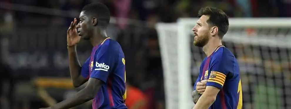 Messi toma la palabra: elige al sustituto de Dembélé