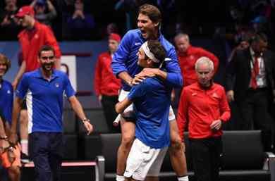 Un gran Federer,con un animador de lujo llamado Rafa Nadal, deja la Laver cup en europa