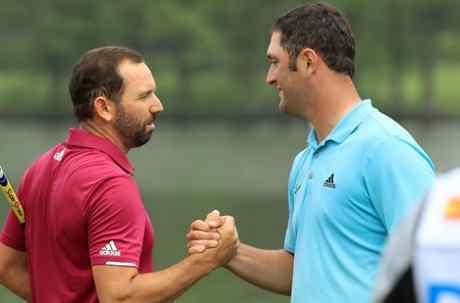 Nuestros dos golfistas, Jon Rahm y Sergio García, en el top 10 una semana más