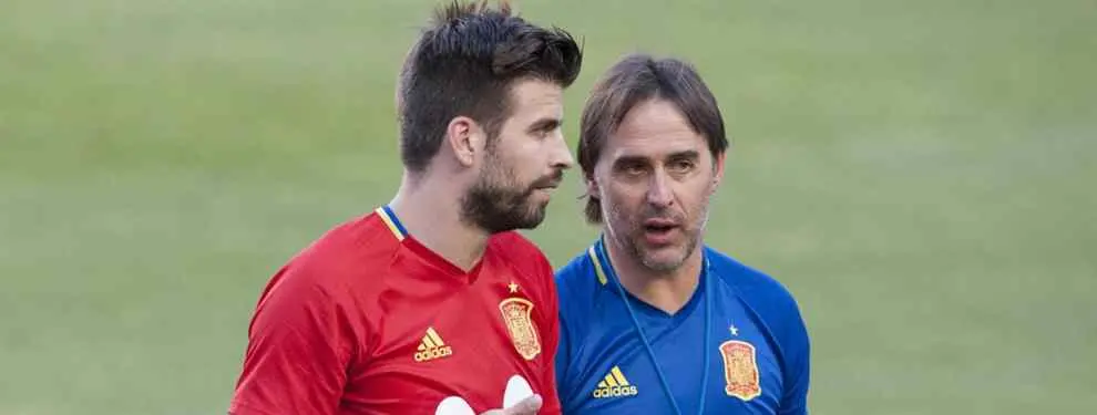 ¡Lopetegui toma una decisión bestial con Piqué!: el lío que agita La Roja