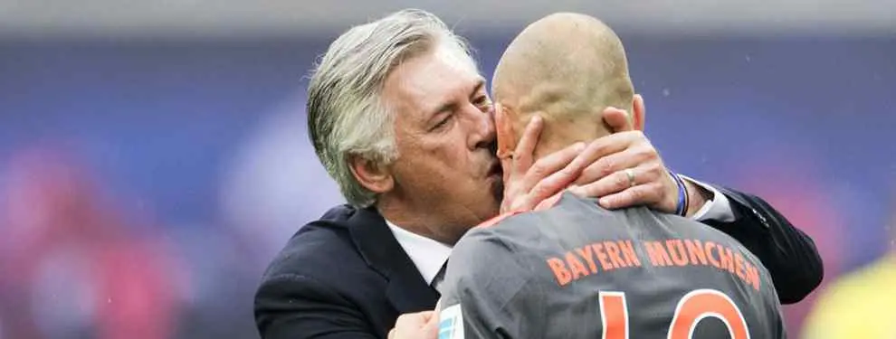 La traición por la espalda de Robben a Ancelotti: los movimientos en la sombra