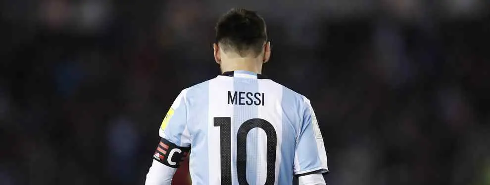Messi estalla al final del Argentina-Perú con un mensaje a un crack del Barça