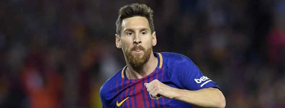 Messi interviene para frenar una bronca muy fea en el Barça