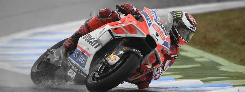 El mal perder de Jorge Lorenzo que lo coloca a un paso de salir de Ducati