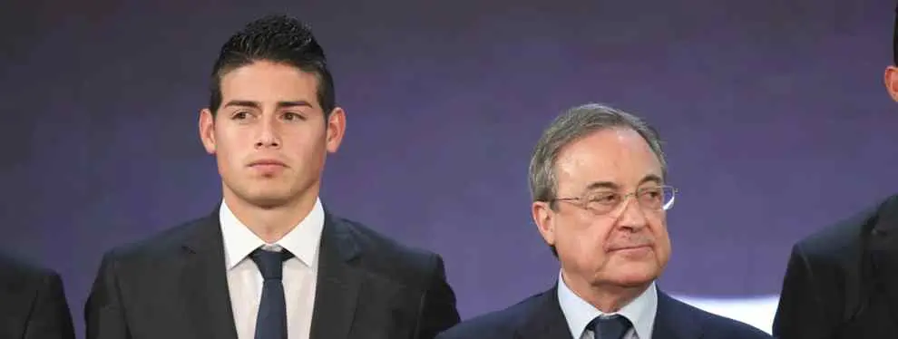 Florentino Pérez le manda un mensaje explosivo a James Rodríguez desde Madrid: ¡ojo al 'bombazo'!
