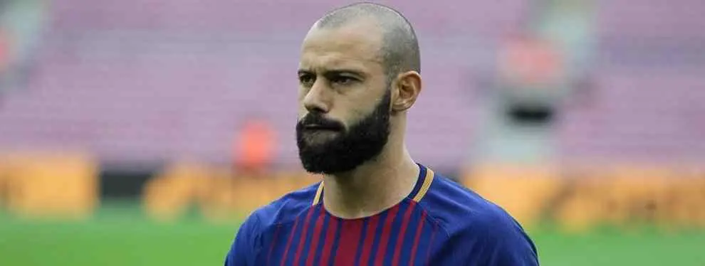 El Barça dispara contra Mascherano: la negociación que trae un fichaje al club (y no es Yerry Mina)