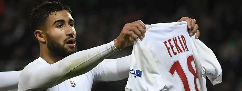 La negociación de Fekir para dejar plantados al Barça y al Real Madrid