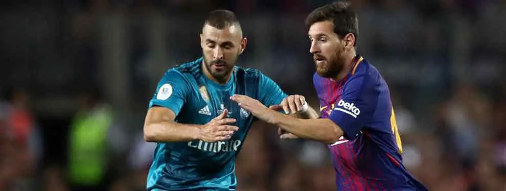 Benzema la lía en las redes sociales con un recadito para Leo Messi