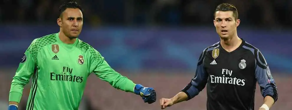 Keylor Navas provoca una guerra bestial en el vestuario del Real Madrid